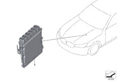Основной блок управления DME 8.8.0 для BMW G12 750Li N63R (схема запасных частей)