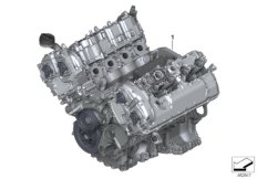 Силовой агрегат для BMW G12 750LiX 4.4 N63R (схема запасных частей)
