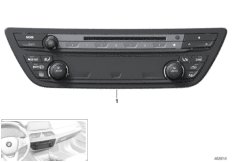 Пан.упр.радиоприемником и кондиционером для BMW G12 750LiX 4.4 N63R (схема запасных частей)