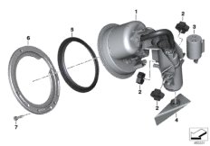 Топливный насос/фильтр для BMW K33 R nineT Urban G/S (0J41, 0J43) 0 (схема запасных частей)
