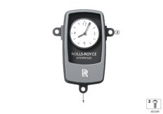 Электрические - Серия часы для ROLLS-ROYCE RR4 Ghost EWB N74R (схема запасных частей)