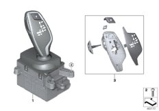 Переключатель выбора передач для BMW G01 X3 18d (TX15) B47 (схема запасных частей)