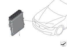 Базовый ЭБУ DME для BMW F30N 330e B48X (схема запасных частей)