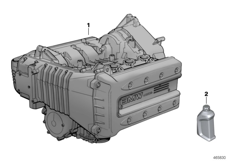 Силовой агрегат для BMW K41 K 1200 RS 01 (0547,0557) 0 (схема запчастей)