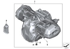 Двигатель для BMW K50 R 1200 GS 17 (0A51, 0A61) 0 (схема запасных частей)