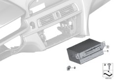 Головное устройство High 2 для BMW F13N 650iX 4.4 N63N (схема запасных частей)