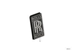 Наружное оснащение - Эмблемы для ROLLS-ROYCE RR3 Coupé N73 (схема запасных частей)