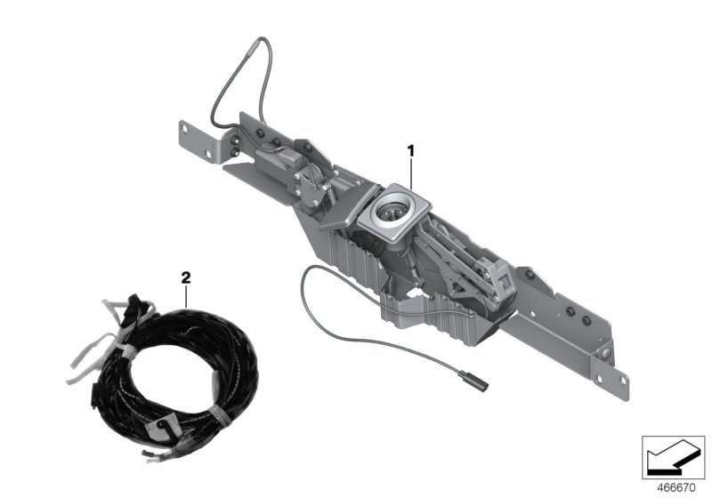 Наружное оснащение - Механизм SoE для BMW RR1N Phantom EWB N73 (схема запчастей)