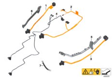 Жгут проводов высоков.аккум.блока для BMW K17 C evolution (0C03) 0 (схема запасных частей)