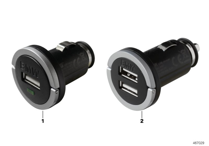 Зарядное устройство BMW, разъем USB для BMW K19 C 650 GT (0133, 0134) 0 (схема запчастей)