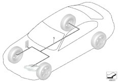 Дооснащение светодиодными фарами для BMW F30N 335dX N57Z (схема запасных частей)