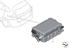ЭБУ блока комфортной зарядки KLE для BMW M13 Zinoro 60H/100H B38X (схема запасных частей)