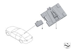 ЭБУ телематических услуг для BMW G12N 730Li B48D (схема запасных частей)