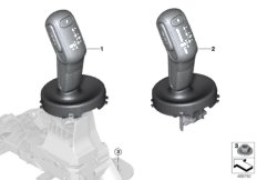 Переключатель выбора передач для MINI F54 Cooper S ALL4 B48C (схема запасных частей)