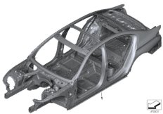 Каркас кузова для BMW F90 M5 S63M (схема запасных частей)