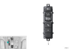 Панель управления в центральной консоли для BMW M13 Zinoro 60H/100H B38X (схема запасных частей)