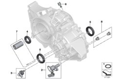 Коробка передач E, детали для MINI F60 Cooper SE ALL4 B38X (схема запасных частей)