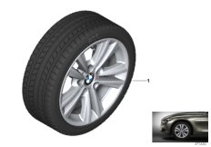 Spike/SC колесо в сб.зим. диз. 656-16" для BMW F36 420d N47N (схема запасных частей)