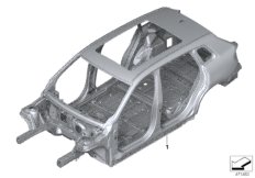 Каркас кузова для BMW M13 Zinoro 60H/100H B38X (схема запасных частей)