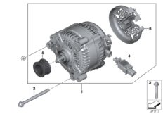 генератор для BMW F34N 320iX B48 (схема запасных частей)