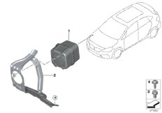 Автомобильный звукогенератор для BMW F45 225xe B38X (схема запасных частей)