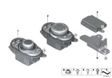 БЛОК УПРАВЛЕНИЯ для BMW F56 Cooper S B48C (схема запасных частей)
