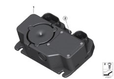 система охранной сигнализации для BMW K22 R nineT Pure (0J11, 0J13) 0 (схема запасных частей)