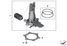 Топливный насос / рычажный датчик для BMW K03 G 310 R (0G01, 0G11) 0 (схема запасных частей)