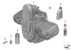 Двигатель для BMW 259T R 850 RT 96 (0412) 0 (схема запасных частей)