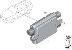 USB-порт для BMW RR6 Dawn N74R (схема запасных частей)