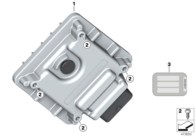 Блок управления BMS-E2B для BMW K02 G 310 GS (0G02, 0G12) 0 (схема запчастей)
