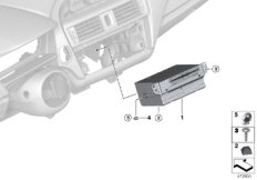 Головное устройство High 2 для BMW F21N 114d N47N (схема запасных частей)