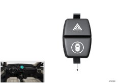 Выключ.авар.свет.сигнализации для BMW M13 Zinoro 60H/100H B38X (схема запасных частей)