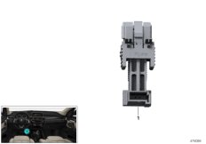 Выключатель стоп-сигнала для BMW M13 Zinoro 60H/100H B38X (схема запасных частей)