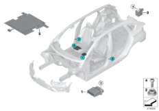 Электрические детали НПБ для BMW M13 Zinoro 60H/100H B38X (схема запасных частей)