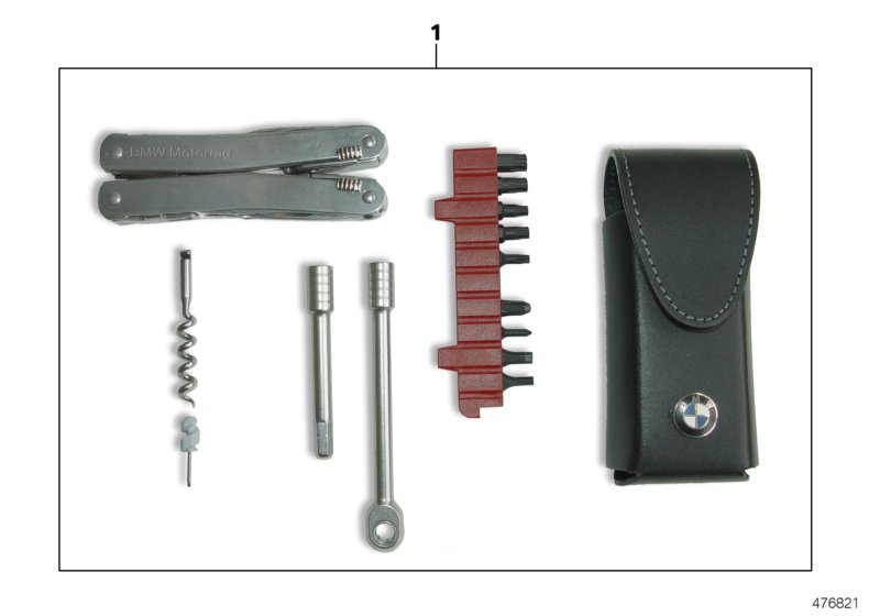 Многофункциональный инструмент для BMW R131 G 650 GS 09 (0180) 0 (схема запчастей)