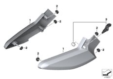 Задняя боковая часть для MOTO K61 K 1600 Bagger (0F51, 0F53) 0 (схема запасных частей)