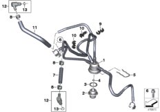 Распределитель топлива/регулят.давления для BMW A67 A67 (9252) 0 (схема запасных частей)