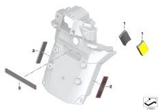 Отражатели для MOTO K44 K 1300 GT (0538,0539) 0 (схема запасных частей)