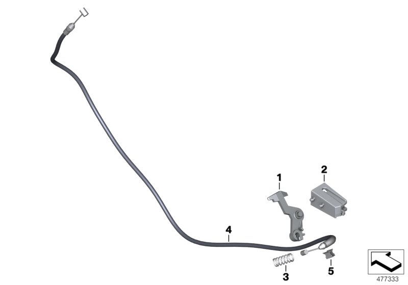 Привод вещевого ящика Л для BMW K19 C 650 GT 16 (0C05, 0C15) 0 (схема запчастей)