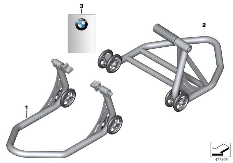 Монтажная стойка для BMW K54 R 1250 RS 19 (0J81, 0J83) 0 (схема запчастей)