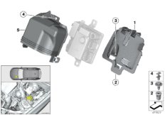 Модуль питания Z11 навесное оборудование для BMW F26 X4 20iX N20 (схема запасных частей)