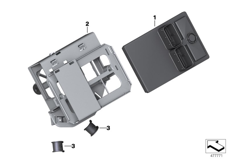 Zentrale Fahrgestellelektronik для BMW K27 R 1200 R 06 (0378,0398) 0 (схема запчастей)