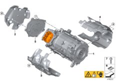 Электромашина для BMW M13 Zinoro 60H/100H B38X (схема запасных частей)