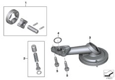 Клапан регулир. давления маслонасоса для BMW K02 G 310 GS (0G02, 0G12) 0 (схема запасных частей)