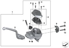 Handbremsarmatur для MOTO K54 R 1200 RS (0A05, 0A15) 0 (схема запасных частей)