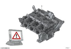 головка блока цилиндров для BMW F45 225i B48 (схема запасных частей)