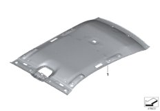 Элементы внутреннего оснащения для BMW RR4 Ghost N74R (схема запасных частей)