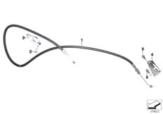 Тяга сцепления для BMW K46 S 1000 RR 17 (0D50, 0D60) 0 (схема запасных частей)