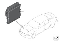 Базовый ЭБУ DME 8.C.0 для BMW G12 M760LiX N74B (схема запасных частей)